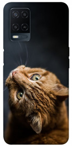 Чохол Рудий кіт для Oppo A54 4G
