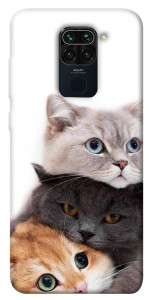 Чехол Три кота для Xiaomi Redmi Note 9
