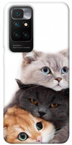 Чехол Три кота для Xiaomi Redmi 10