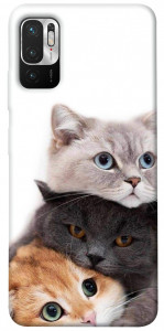 Чехол Три кота для Xiaomi Redmi Note 10 5G