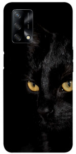 Чехол Черный кот для Oppo A74 4G