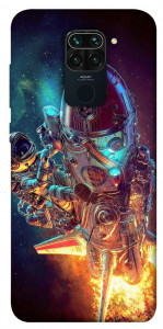 Чехол Космический корабль для Xiaomi Redmi Note 9