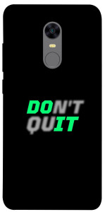 Чехол Don't quit для Xiaomi Redmi Note 5 Pro