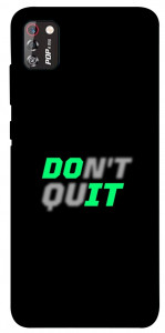 Чехол Don't quit для TECNO POP 4 Pro