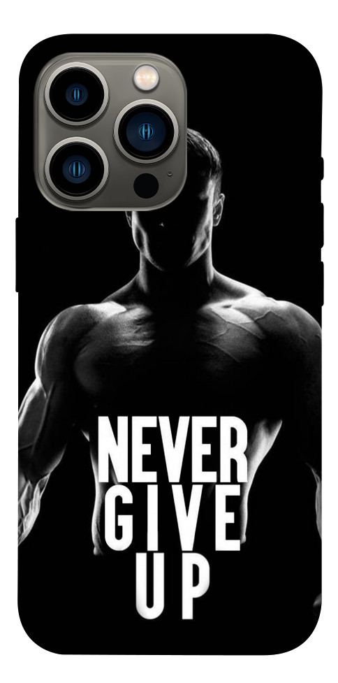 Чохол Never give up для iPhone 13 Pro