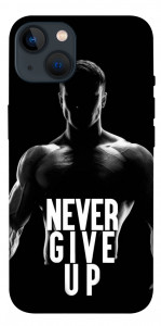 Чехол Never give up для iPhone 13