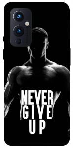 Чохол Never give up для OnePlus 9