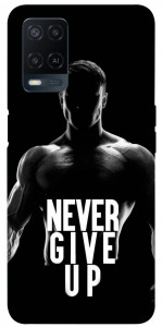 Чехол Never give up для Oppo A54 4G