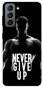 Чехол Never give up для Galaxy S21 FE