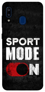 Чехол Sport mode on для Galaxy A20 (2019)