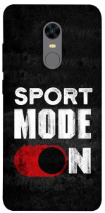 Чехол Sport mode on для Xiaomi Redmi Note 5 (DC)