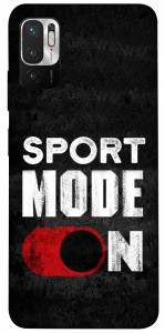 Чехол Sport mode on для Xiaomi Redmi Note 10 5G