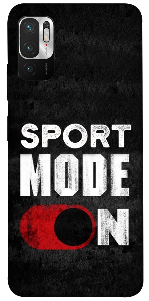 Чехол Sport mode on для Xiaomi Redmi Note 10 5G