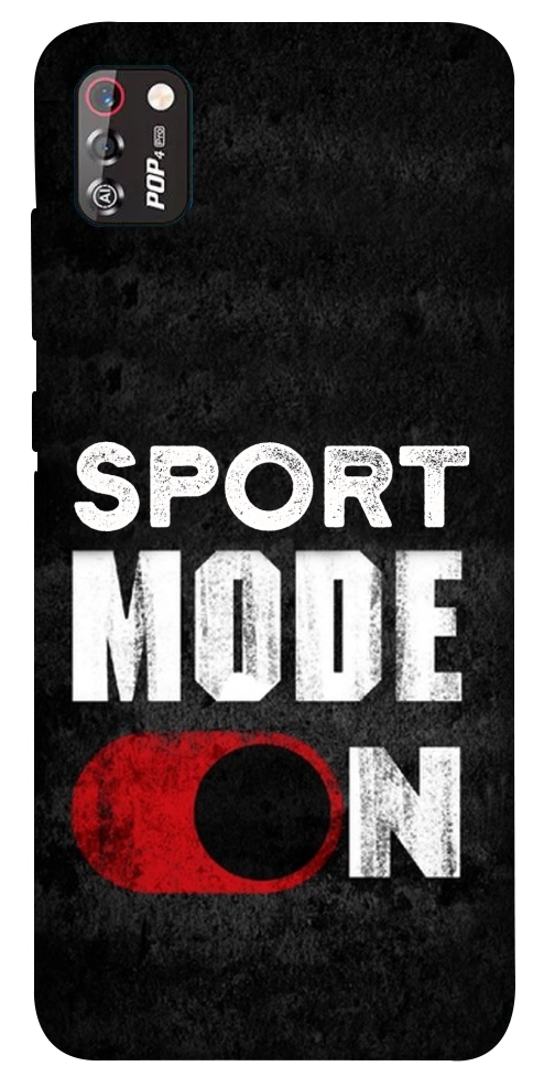 Чехол Sport mode on для TECNO POP 4 Pro