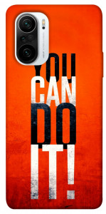 Чехол You can do it для Xiaomi Poco F3