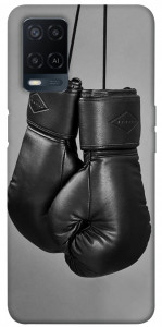 Чехол Черные боксерские перчатки для Oppo A54 4G