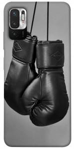 Чехол Черные боксерские перчатки для Xiaomi Redmi Note 10 5G