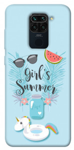 Чехол Girls summer для Xiaomi Redmi Note 9