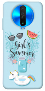 Чехол Girls summer для Xiaomi Poco X2