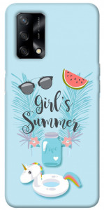 Чехол Girls summer для Oppo A74 4G