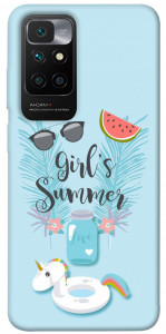 Чехол Girls summer для Xiaomi Redmi 10