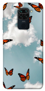Чехол Summer butterfly для Xiaomi Redmi Note 9