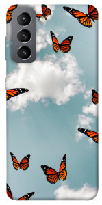 Чохол Summer butterfly для Galaxy S21 FE