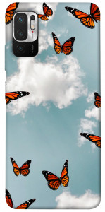 Чехол Summer butterfly для Xiaomi Redmi Note 10 5G