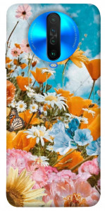 Чехол Летние цветы для Xiaomi Poco X2