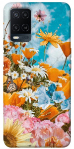 Чехол Летние цветы для Oppo A54 4G