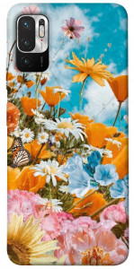 Чехол Летние цветы для Xiaomi Redmi Note 10 5G