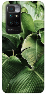 Чехол Тропическая листва для Xiaomi Redmi 10