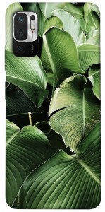 Чехол Тропическая листва для Xiaomi Redmi Note 10 5G