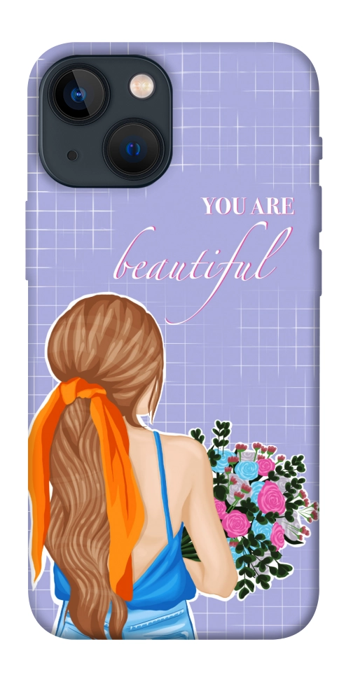 Чехол You are beautiful для iPhone 13 mini