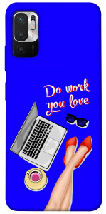 Чехол Do work you love для Xiaomi Redmi Note 10 5G