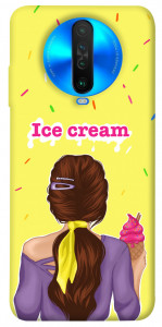Чехол Ice cream girl для Xiaomi Poco X2