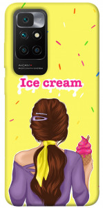 Чехол Ice cream girl для Xiaomi Redmi 10