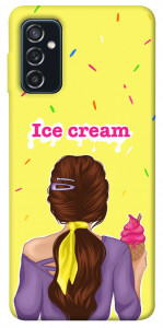 Чехол Ice cream girl для Galaxy M52