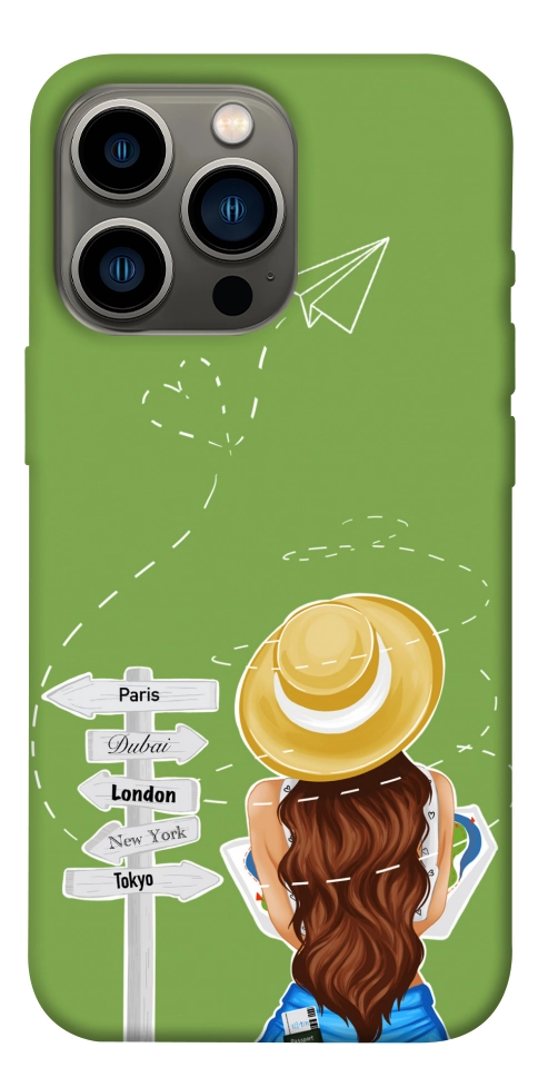 Чехол Travel girl для iPhone 13 Pro