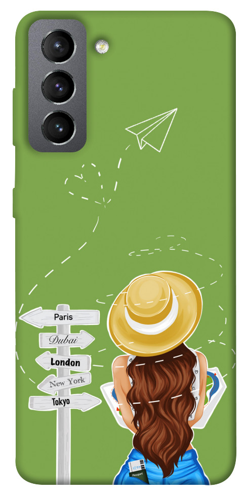 Чехол Travel girl для Galaxy S21 FE