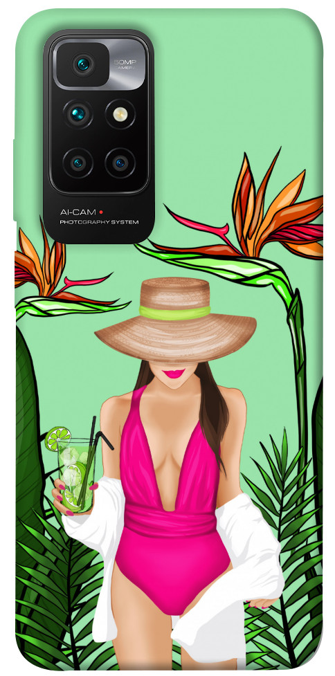 

Чехол Tropical girl для Xiaomi Redmi 10 1257059