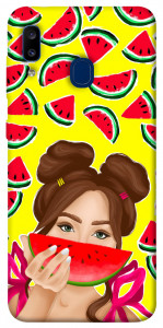 Чехол Watermelon girl для Galaxy A20 (2019)