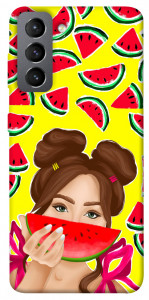 Чехол Watermelon girl для Galaxy S21 FE