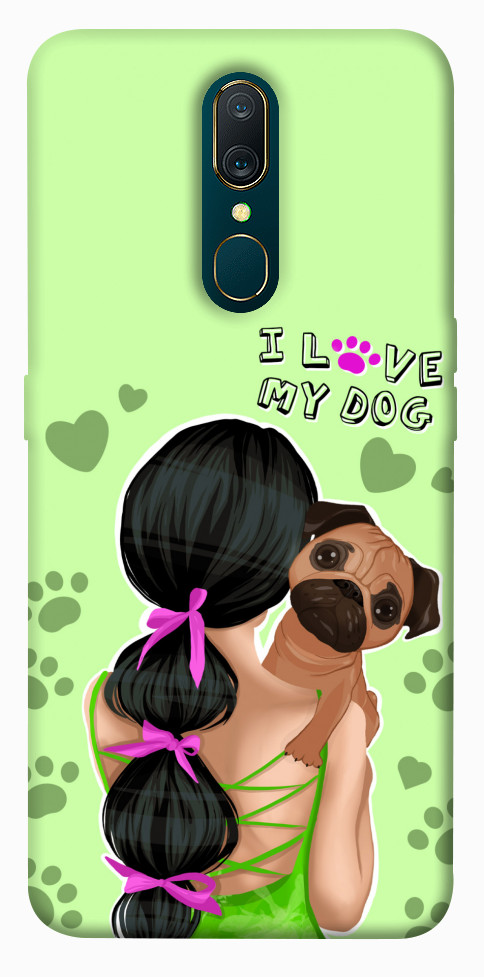 Чохол Love my dog для OPPO A9