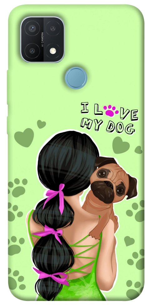 Чехол Love my dog для Oppo A15