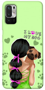 Чехол Love my dog для Xiaomi Redmi Note 10 5G