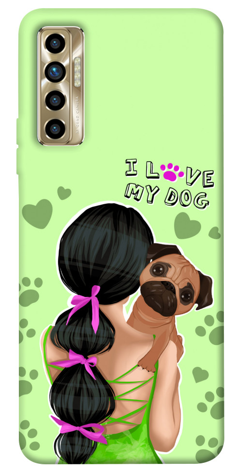 Чехол Love my dog для TECNO Camon 17P