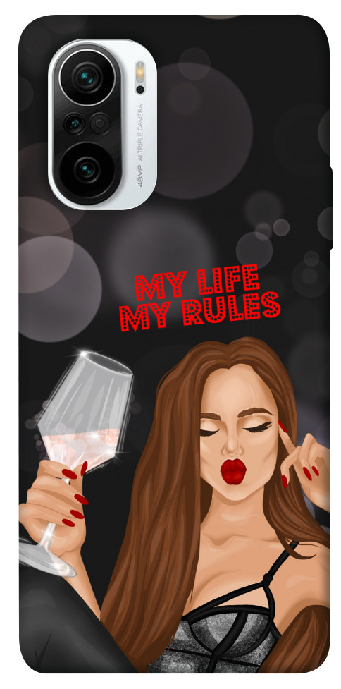 Чехол My life my rules для Xiaomi Redmi K40 Pro+