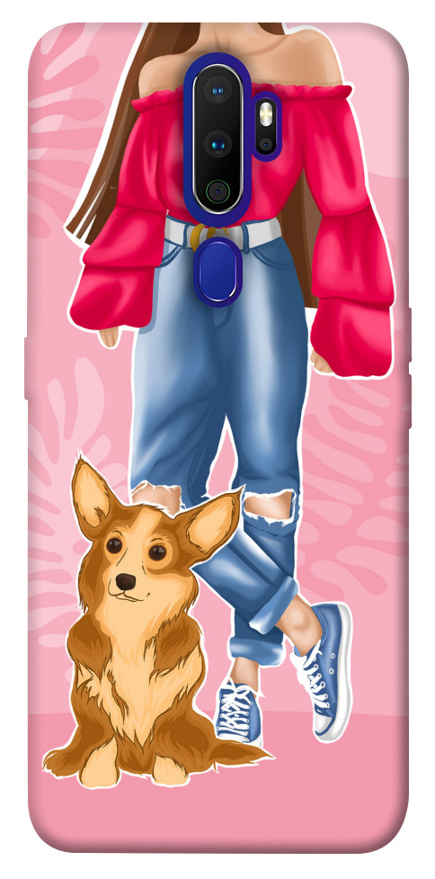 

Чехол Girl and corgi для Oppo A5 (2020) 1257672