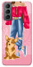 Чохол Girl and corgi для Galaxy S21 FE